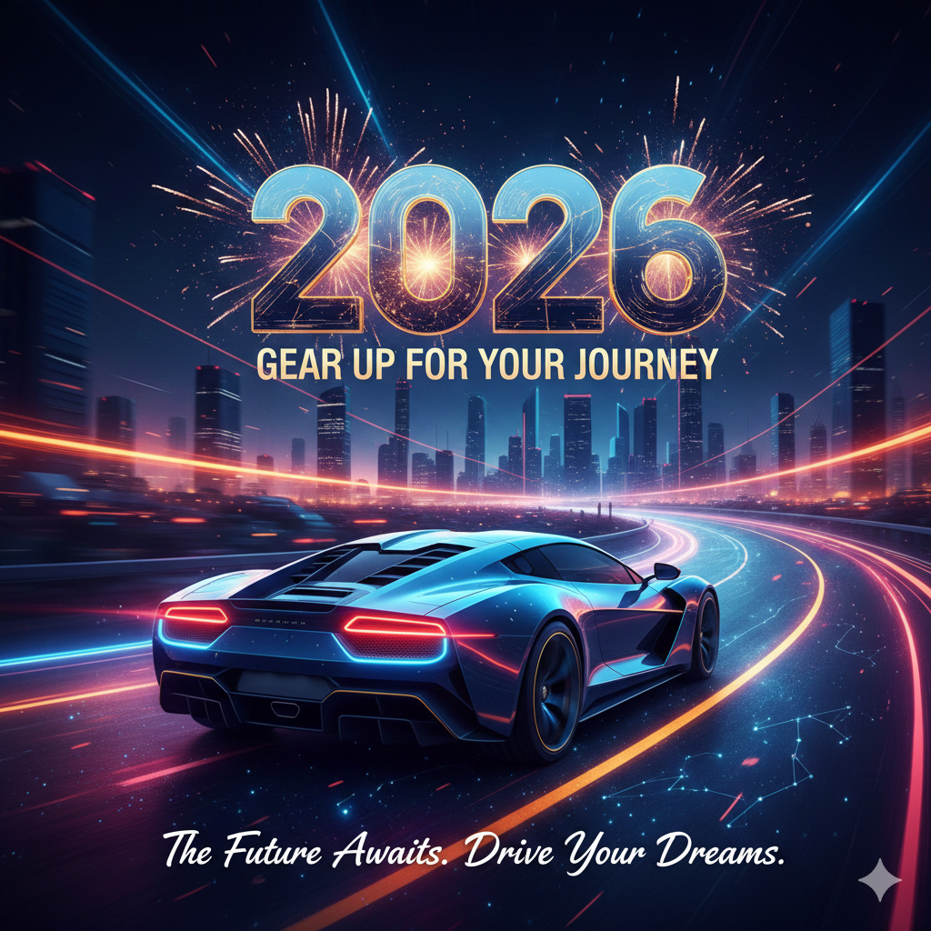 🚀 Gear Up for 2026: A Journey of New Horizons, High Revs, and Heartfelt Wishes