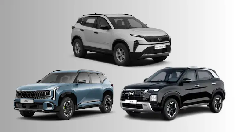 Tata Harrier Petrol Vs Hyundai Creta Vs Kia Seltos Comparison: Specs, Price And More